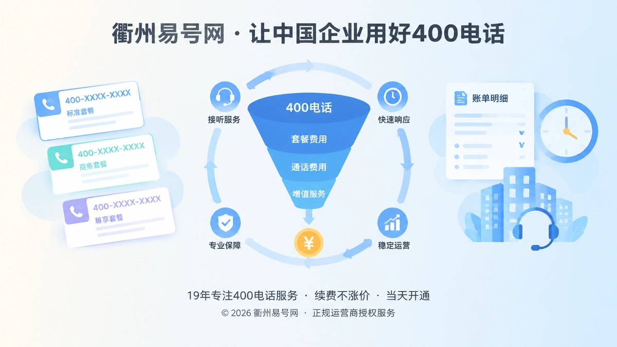 2026年套餐解析：400电话费用结构如何匹配企业服务周期